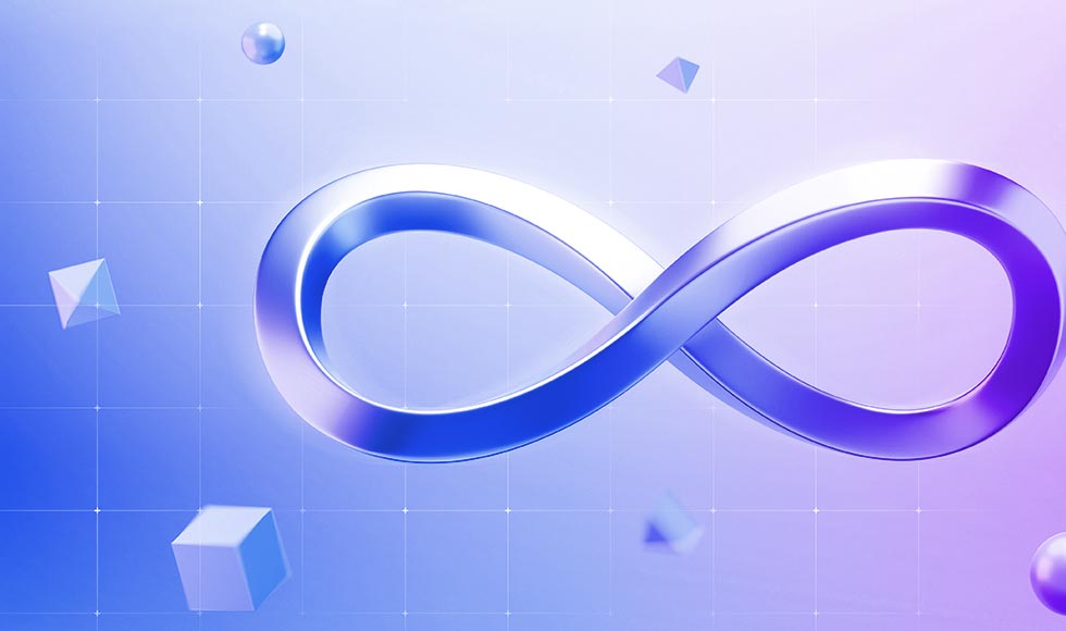 abstract infinity symbol
